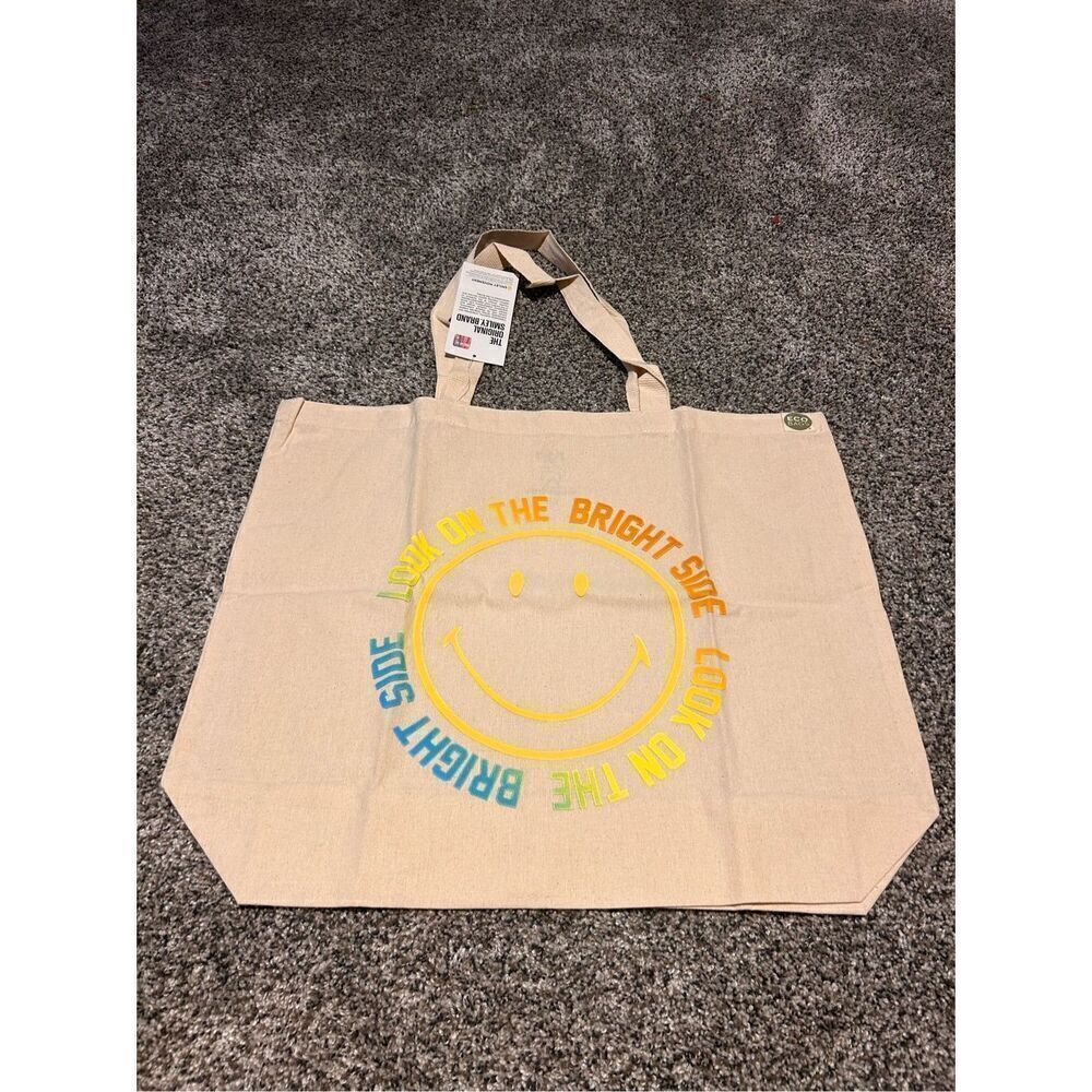 ‼️Sale‼️ Smiley brand canvas tote bag C9-21